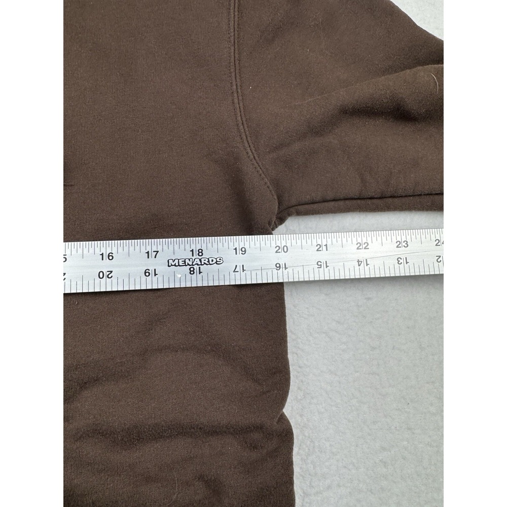 Hooked & Tagged Brown Hoodie Men's M Aim Shoot Reload Hunting - Picture 5 of 10